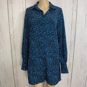 Fashion Union Polka Dot Shirt Dress
